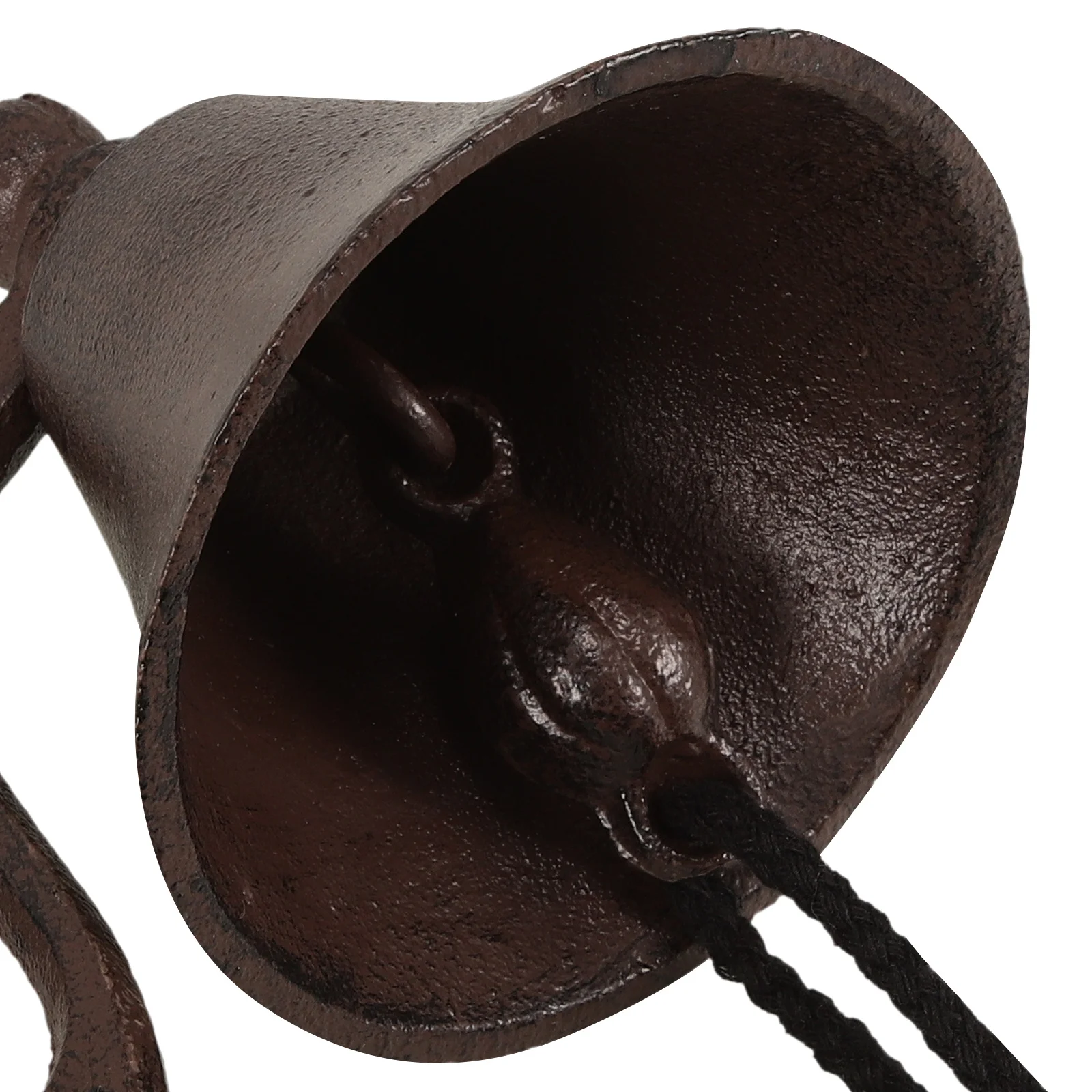 

Iron Wall Vintage Style Doorbell Rustic Shaking Pendant Decorative Home Garden Coffee Shop School Manually Shaking Doorbell Use