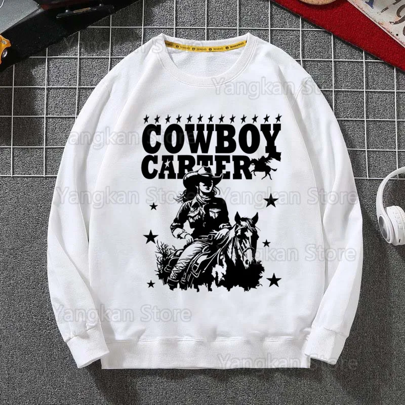 

Cowboy Carter Hoodies Sweatshirts Hooded Boys Men/women Classic Cartoon Printed Clothes Custom