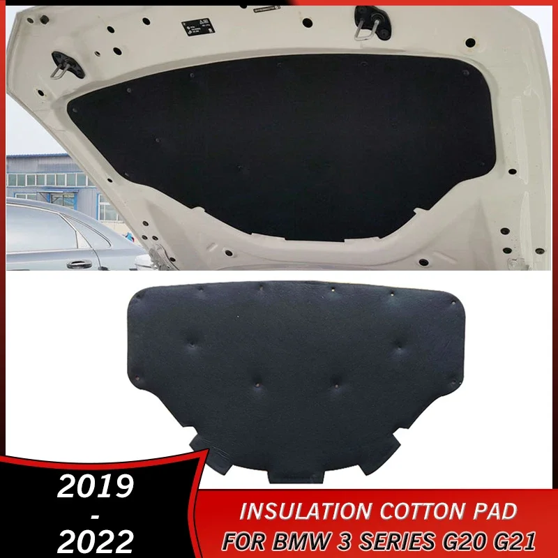 

2019-2022 Heat Sound Insulation Cotton Pad for BMW 3 Series G20 G21 G28 325li 2019 2020 2021 2022 Accessories Soundproof Cover