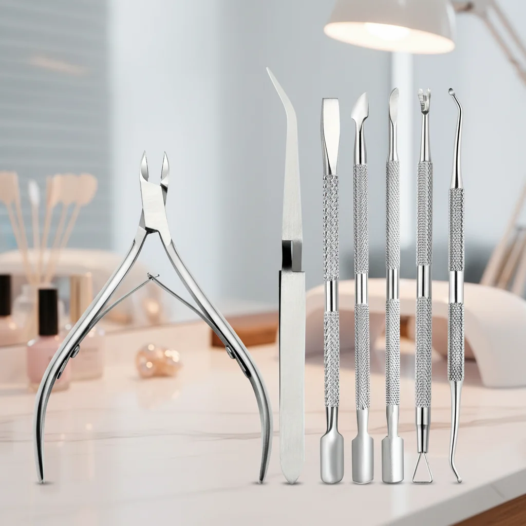 

7Pcs Stainless Steel Ingrown Toenail Removal Kit with Files & Lifters, Nail Tools for Effective Pain Relief