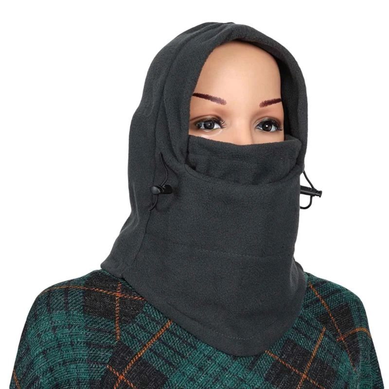 2023 New Fashion Warm Cap Winter Men Women Hats Waterproof Thermal Fleece Balaclava Hat Hooded Neck Warmer Hiking Scarves Hats