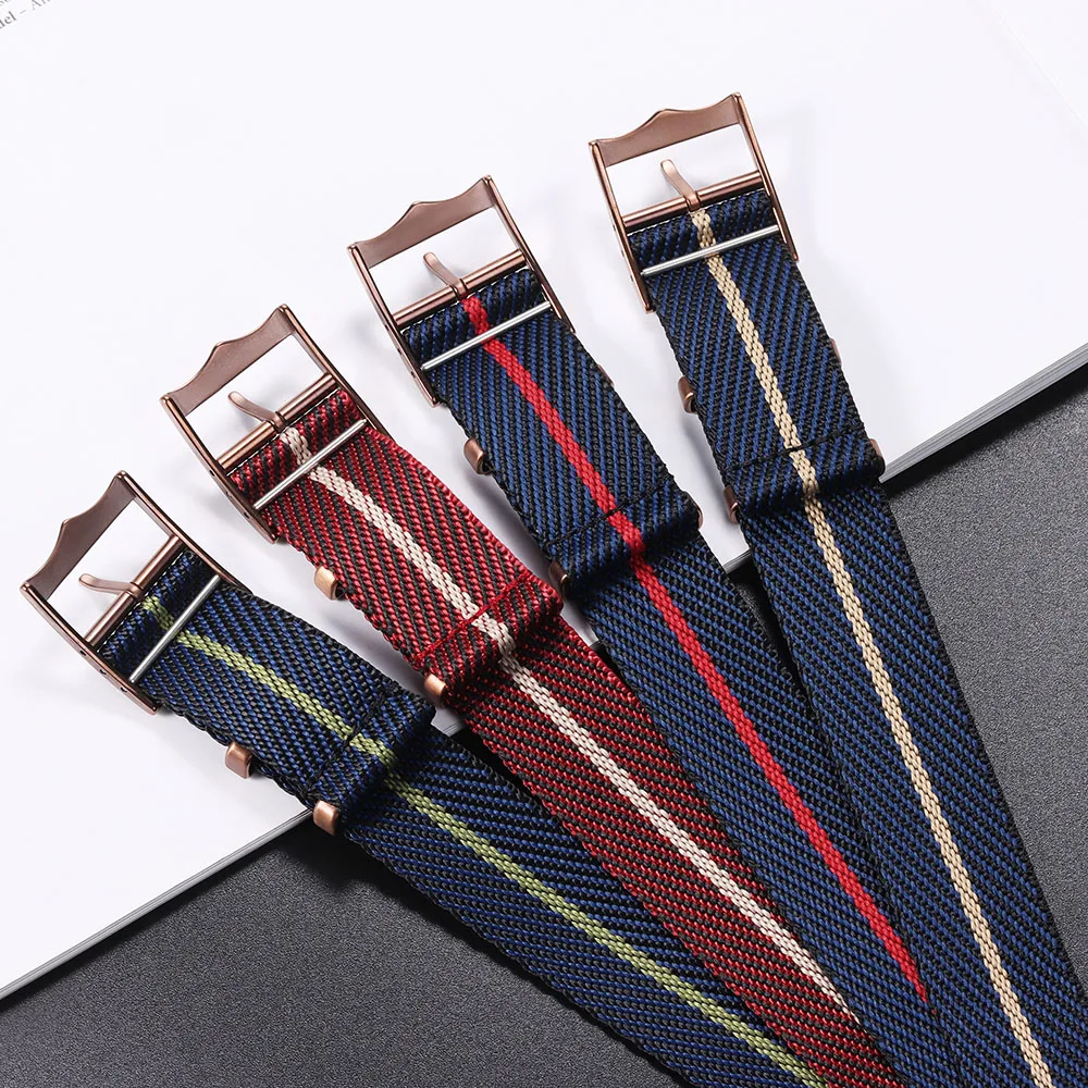 Fabric Bracelet for Rolex Premium Nylon Watch Band for Tudor Army Military Canvas Strap for Seiko 20mm 22mm Men Women Wristband