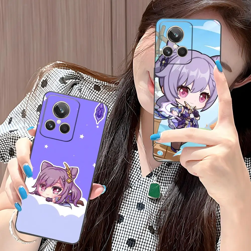 

Чехол для телефона Game GI Keqing для Realme GT 8 Neo Pro C75 73 71 C67 65 C55 53 C35 31 C20 15 с красочным принтом