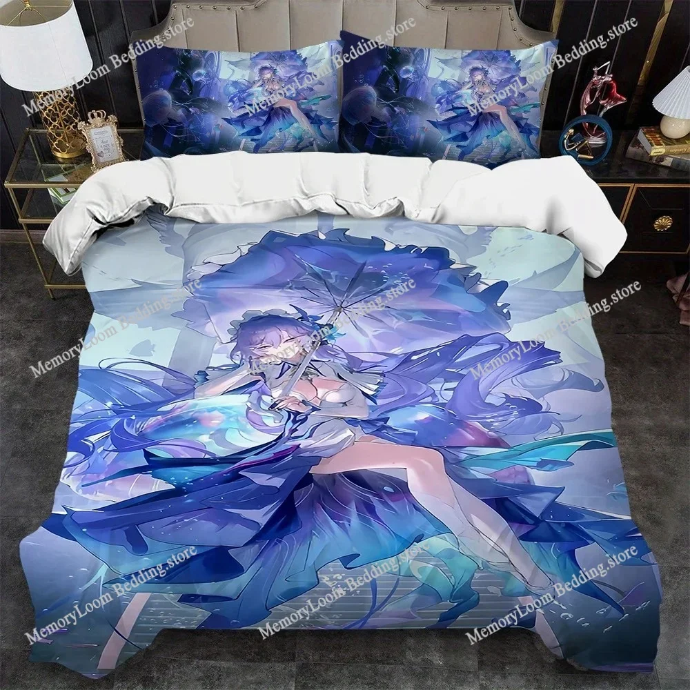 Wuthering Waves Cantarella Duvet Cover Set Home Style Bedding Soft Laundry Cotton Bed Four Seasons Student Dormitory Luxury Gift