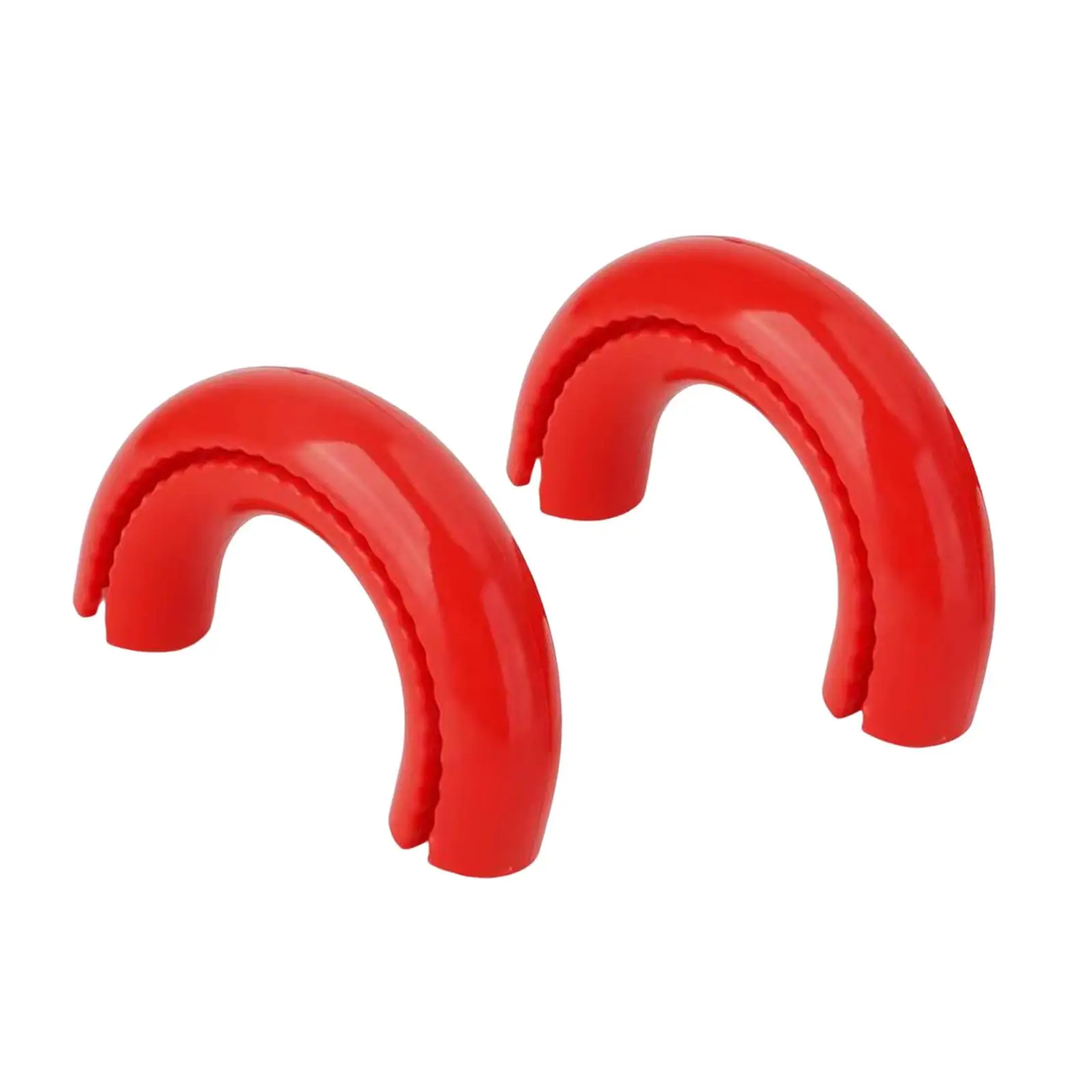 

2Pcs Tow Hooks Covers Easy Installation Red for Toyota for tundra 2017-2021