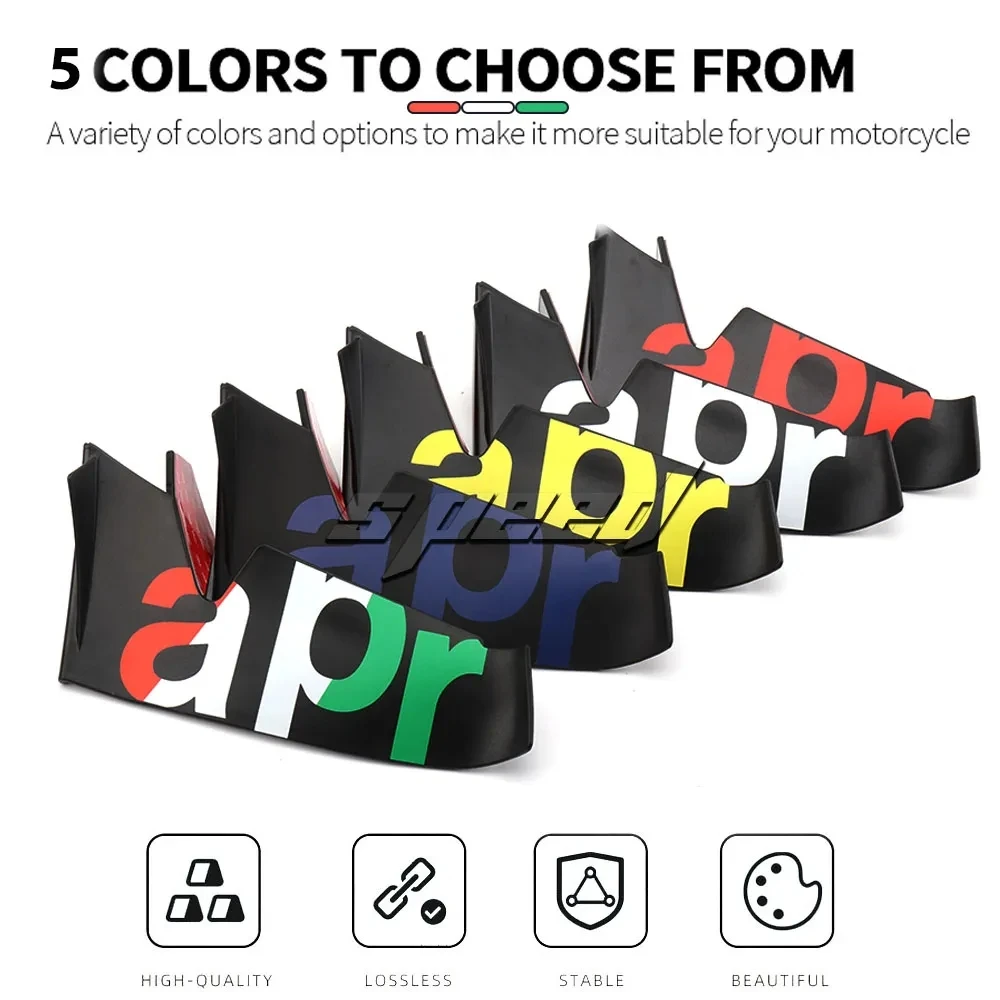 Motorcycle 5 colors Winglet Aerodynamic Wing Kit Spoiler Accessories For Aprilia RS660 RS 660 rs660