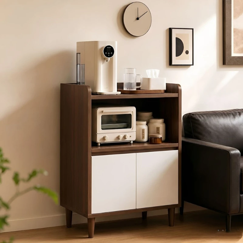 Retro small cabinet against the wall integrated storage cabinet home living room floor