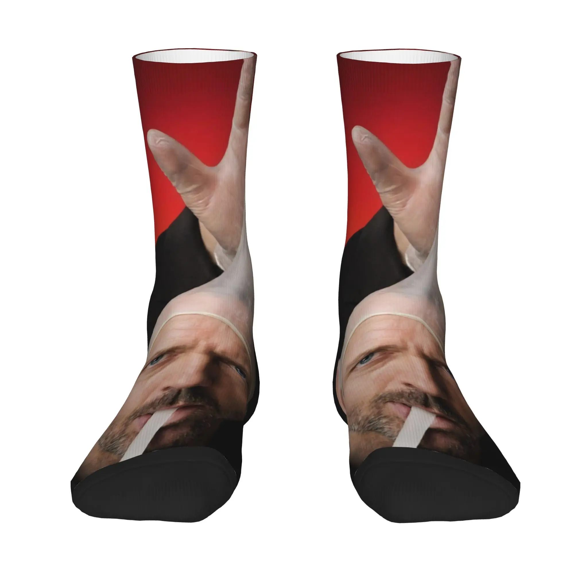 Dr House MD Design Crew Socks Outfits for Men Breathable Sock