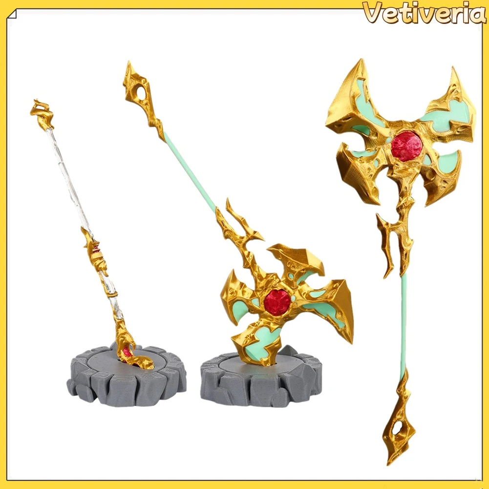 

Arcane Jayce Victor Jess Cosplay Staff Hammer Props Game LOL Prop Costume Male Outfits Halloween Carnival Party Accessories