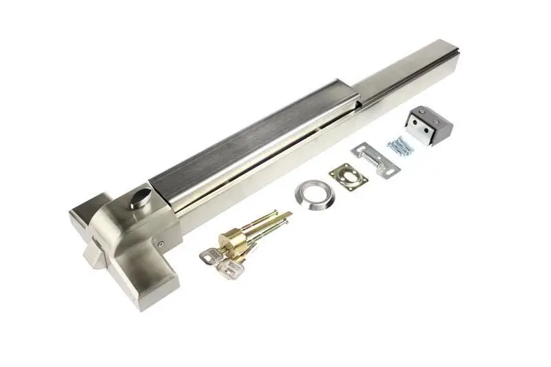 Changgu Double Opening 304 Fire Channel Heaven and Earth Lock Flat Pushing Stainless Steel Escape Lock Push Bar Lock