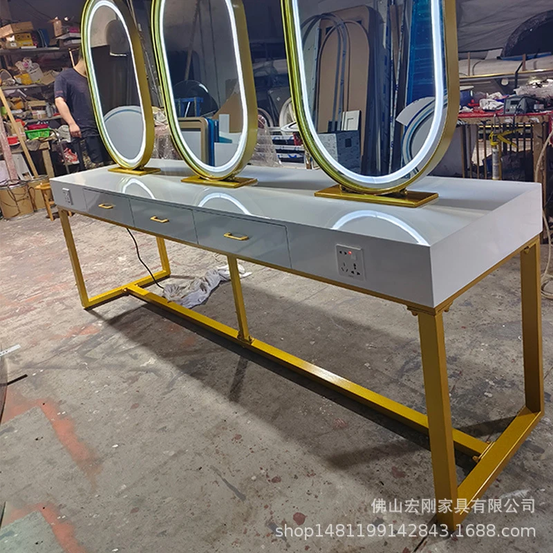 

Зеркало для салона красоты с LED-подсветкой, однопанельное, для парикмахерских и салонов красоты