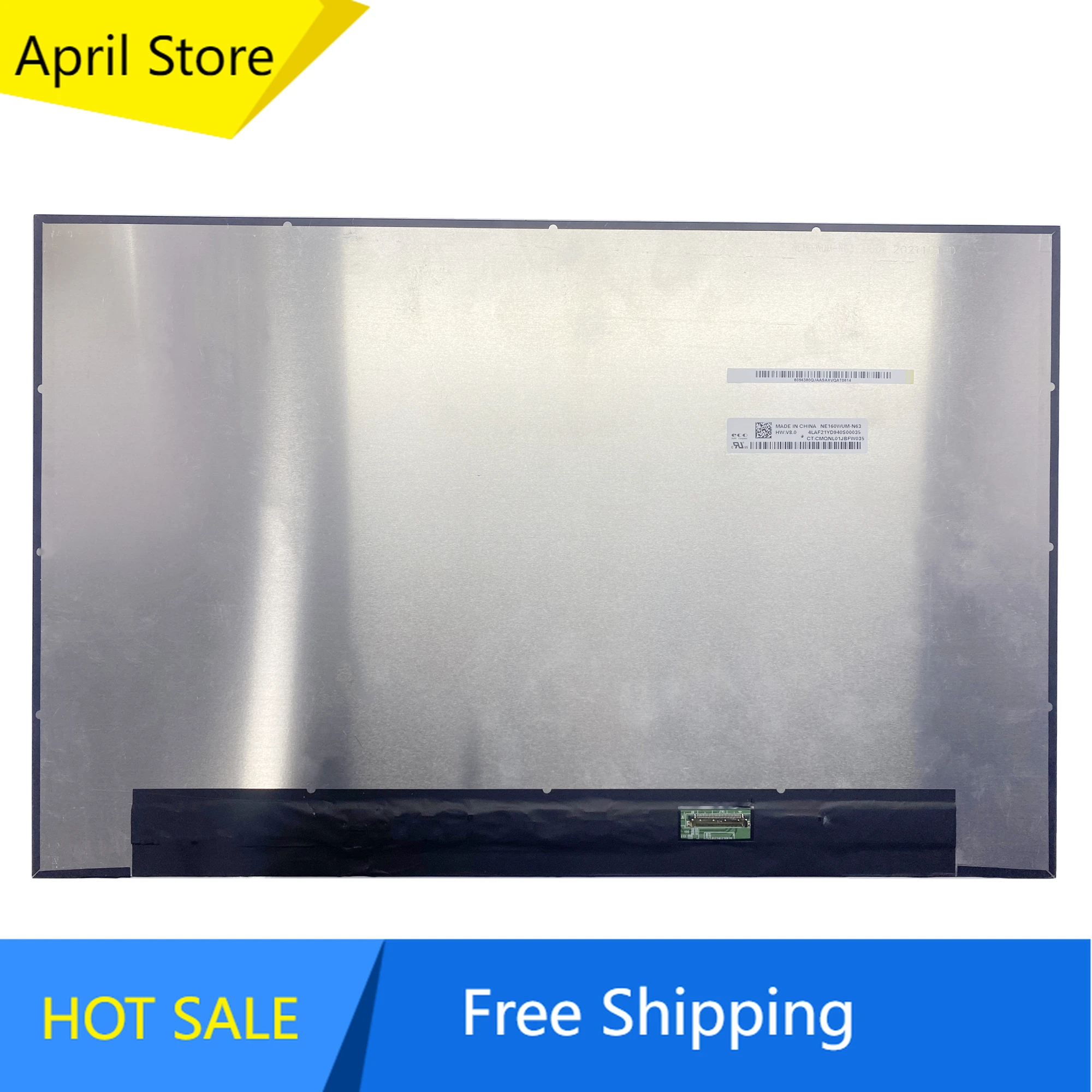 

NE160WUM-N63 NE160WUM N63 16.0'' Laptop LCD Screen Display Panel Matrix 1920*1200 EDP 30 Pins