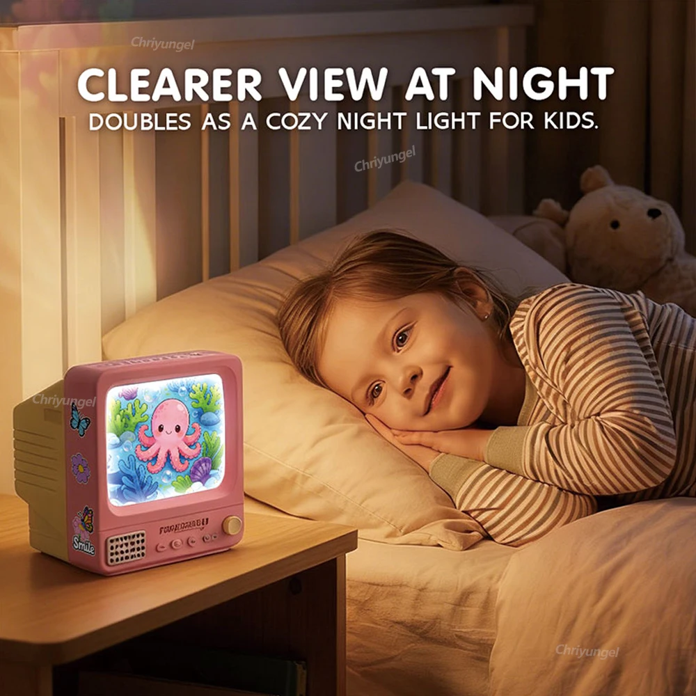 Proyector de TV Musical Retro - Kids Education Learn Tv reseña y precio