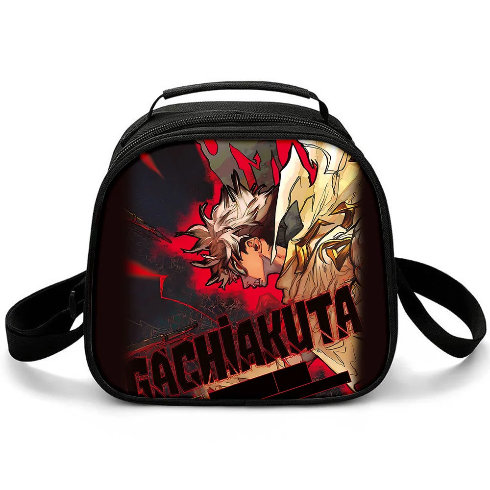 

Classic Popular Funny Crossbody Gachiakuta Lunchbox Thermal insulation Food Lunch Bag 3D Printed Insulated Handbags Ice Bags