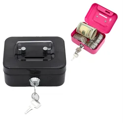 Kids Money Safe Box With Lock 2 PCS Keys Secure Jewelry Key Cash Container Mini Creative Storage Ideal For Home Office Travel