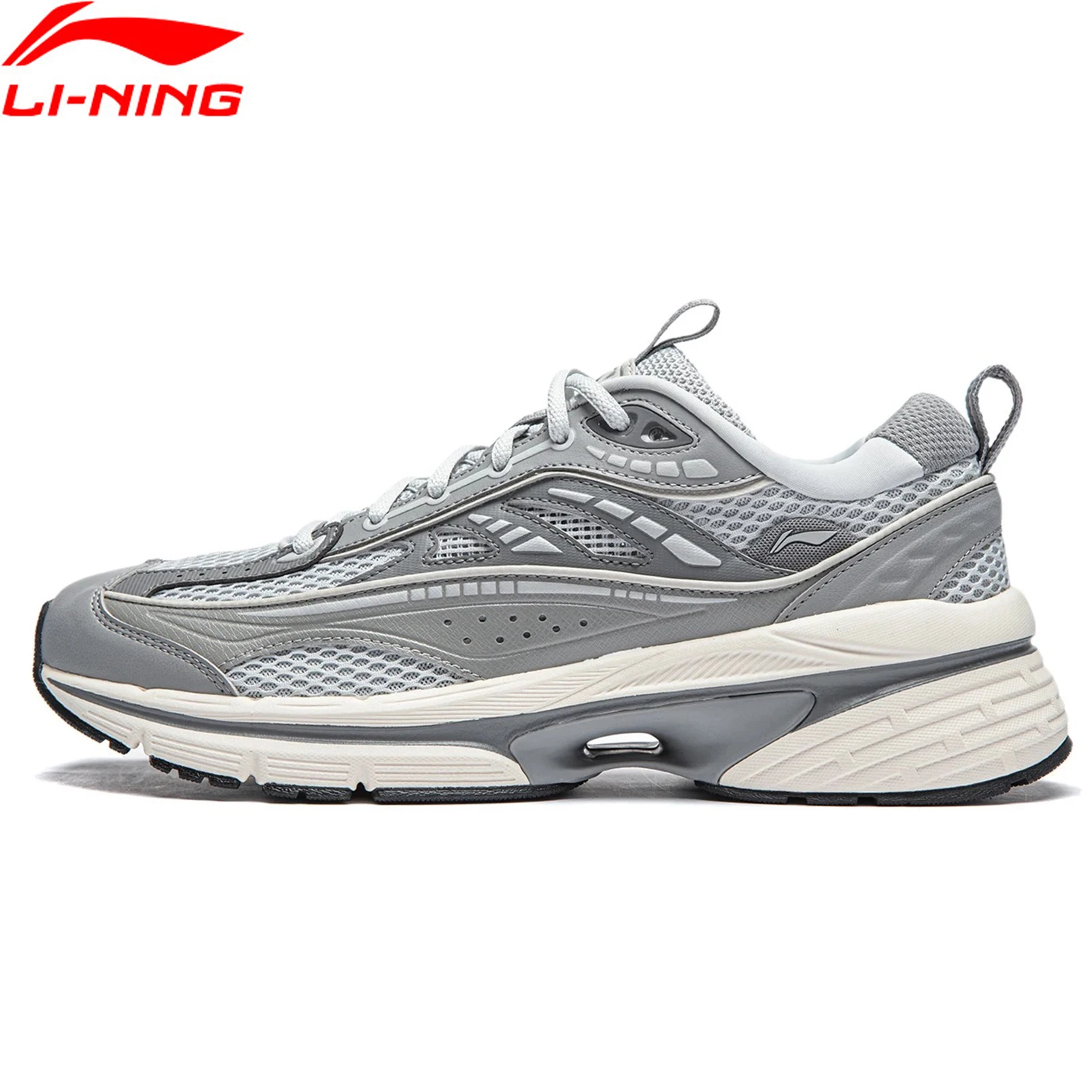 Li-Ning Men STARLIT LITE Lifestyle Shoes Breathable Cushion Wearable Retro Style Leisure Sport Shoes Walking Sneakers AGCU057