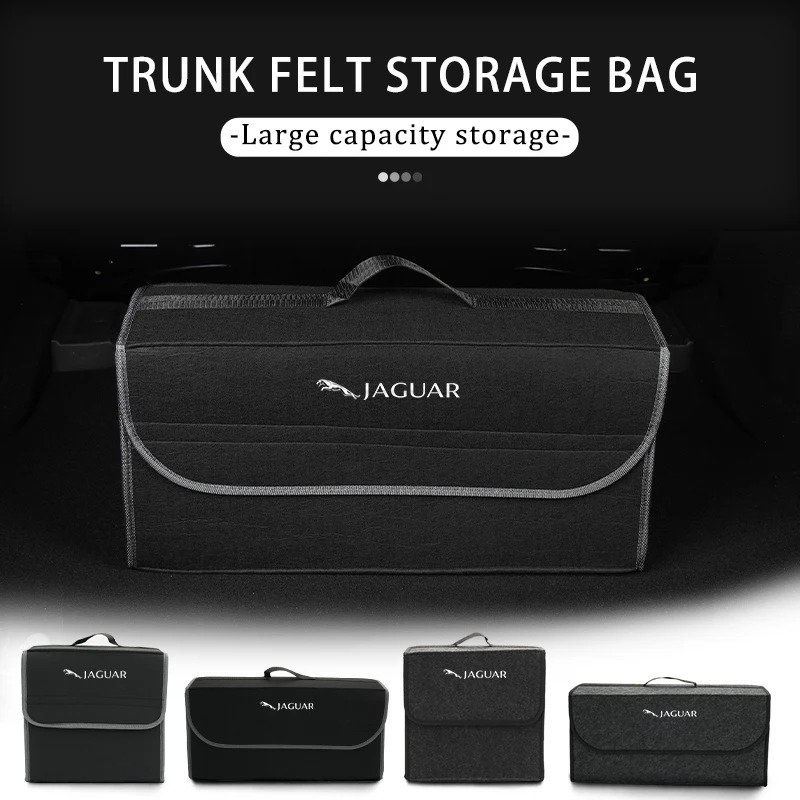 Auto-Aufbewahrungstasche, faltbar, Reise-Organizer-Box, Kofferraum-Werkzeugkoffer für Jaguar S-Typ F-Typ X-Typ F-Pace I-Pace E-Pace XJR XE