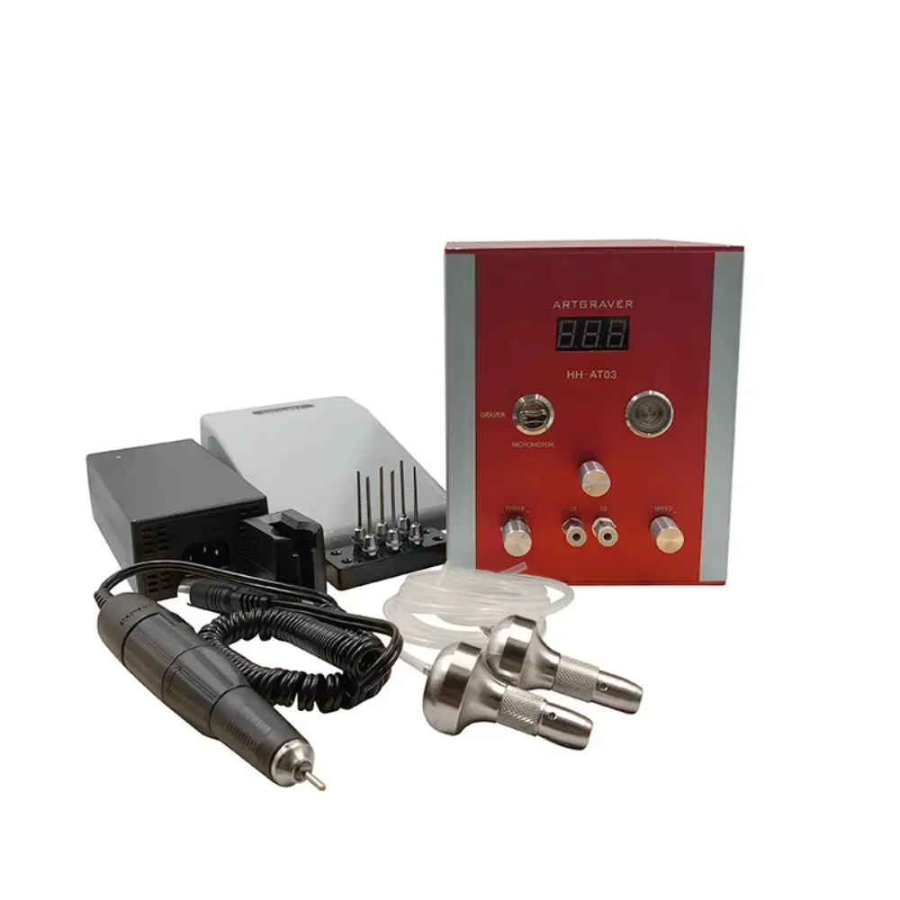 The latest arrival is the third-generation dual-head jewelry metal engraving machine