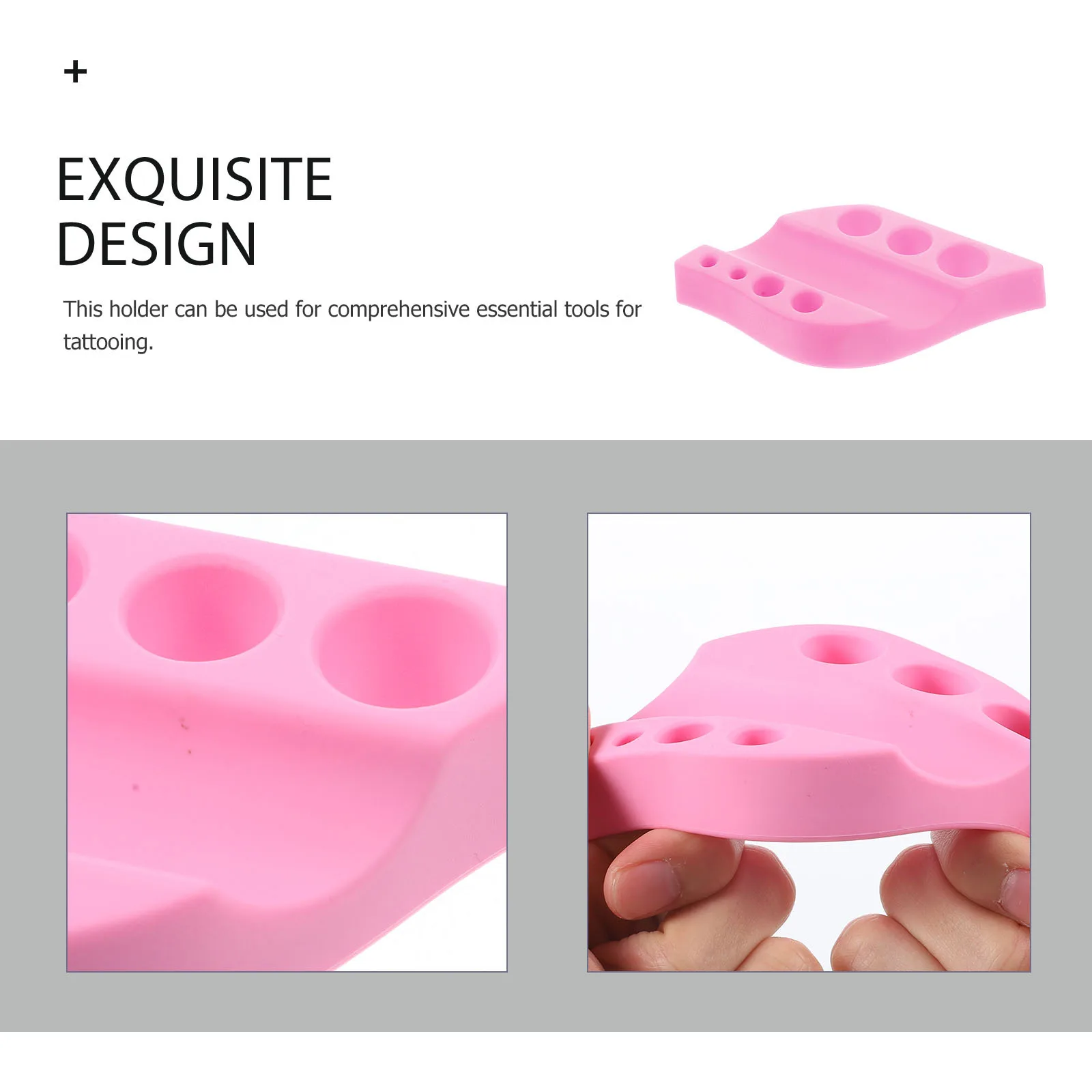 

Tattoo Ink Cup Stand Silicone Holder Pigment Cup Rack Eyebrow Pigment Organizer Tattoo Pen Rest Ink Caps Holder Practical Use
