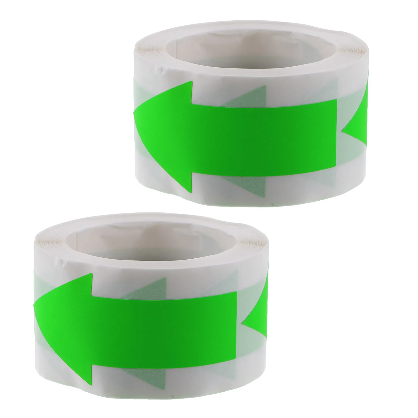2 Rolls Glow in Dark Arrow Stickers Self Adhesive Sealing Labels for Envelopes Packages Presents Office Holiday Decor Navigation