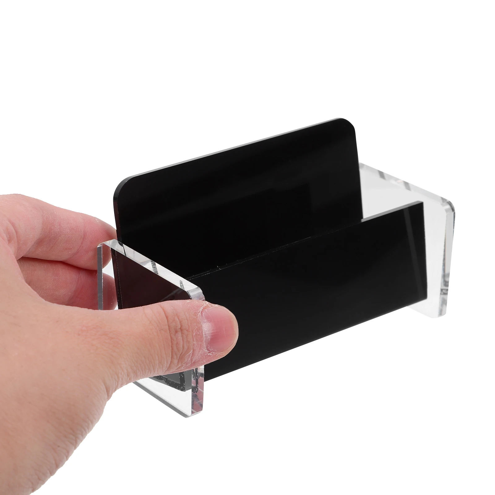 

Acrylic Business Card Holder Display Stand Desk Organizer Storage Rack Case Box Clear Plastic Long Life Not Deform Perfect