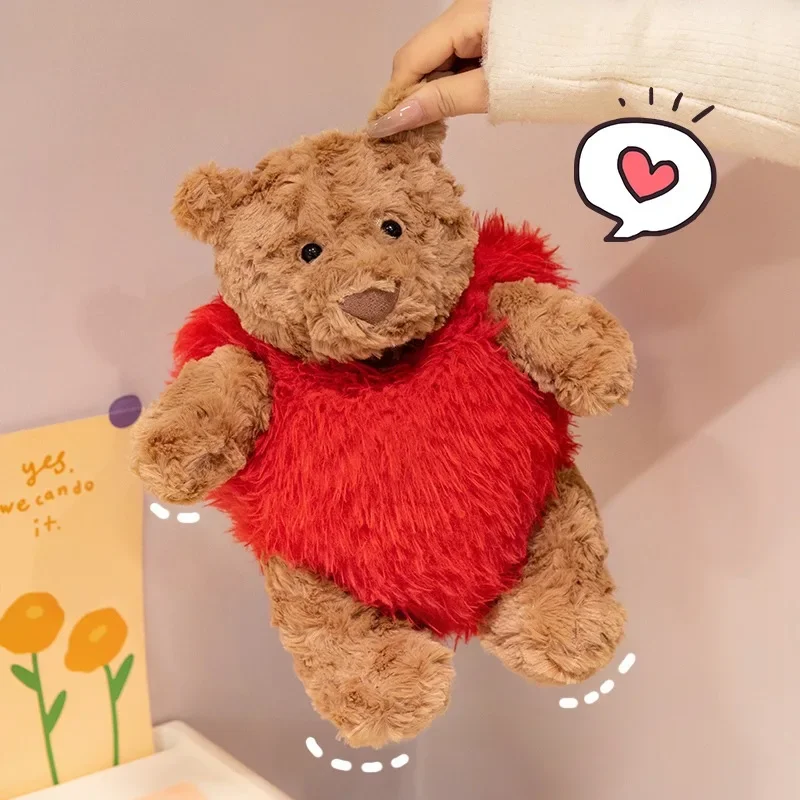 Heartbeat Barcelona Bear Love Doll Plush Toy Bear Doll Children's Soothing Holiday Gifts Girls Stuffed Toys jelly Cute Ornament