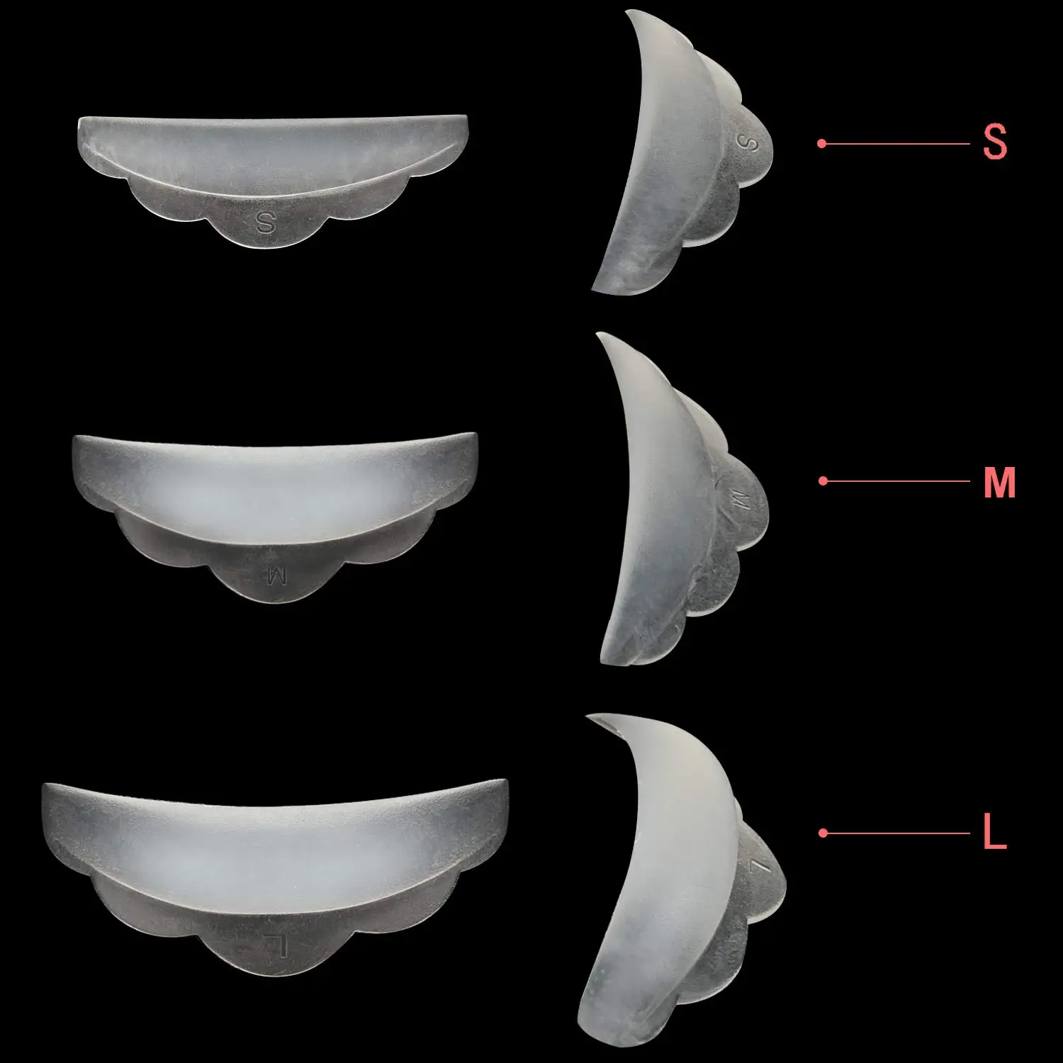 5 pares de almohadillas de silicona para permanente de pestañas Y cepillo de pestañas 3D aplicador de rizador de pestañas herramientas de