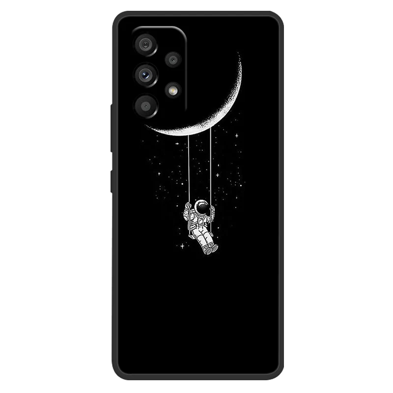 For Samsung A73 5G Case A53 A33 Black Bumper Cases for Samsung Galaxy A33 5G Cover A73 2022 Silicone Back Protective Bumper