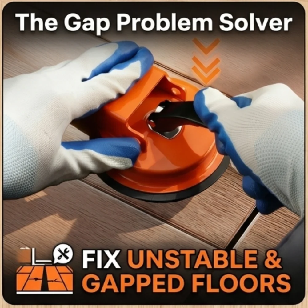 

Прочный инструмент для устранения зазоров в напольных покрытиях с использованием присосок, из алюминиевого сплава, для ремонта ламината и деревянных полов, инструмент для выравнивания зазоров.