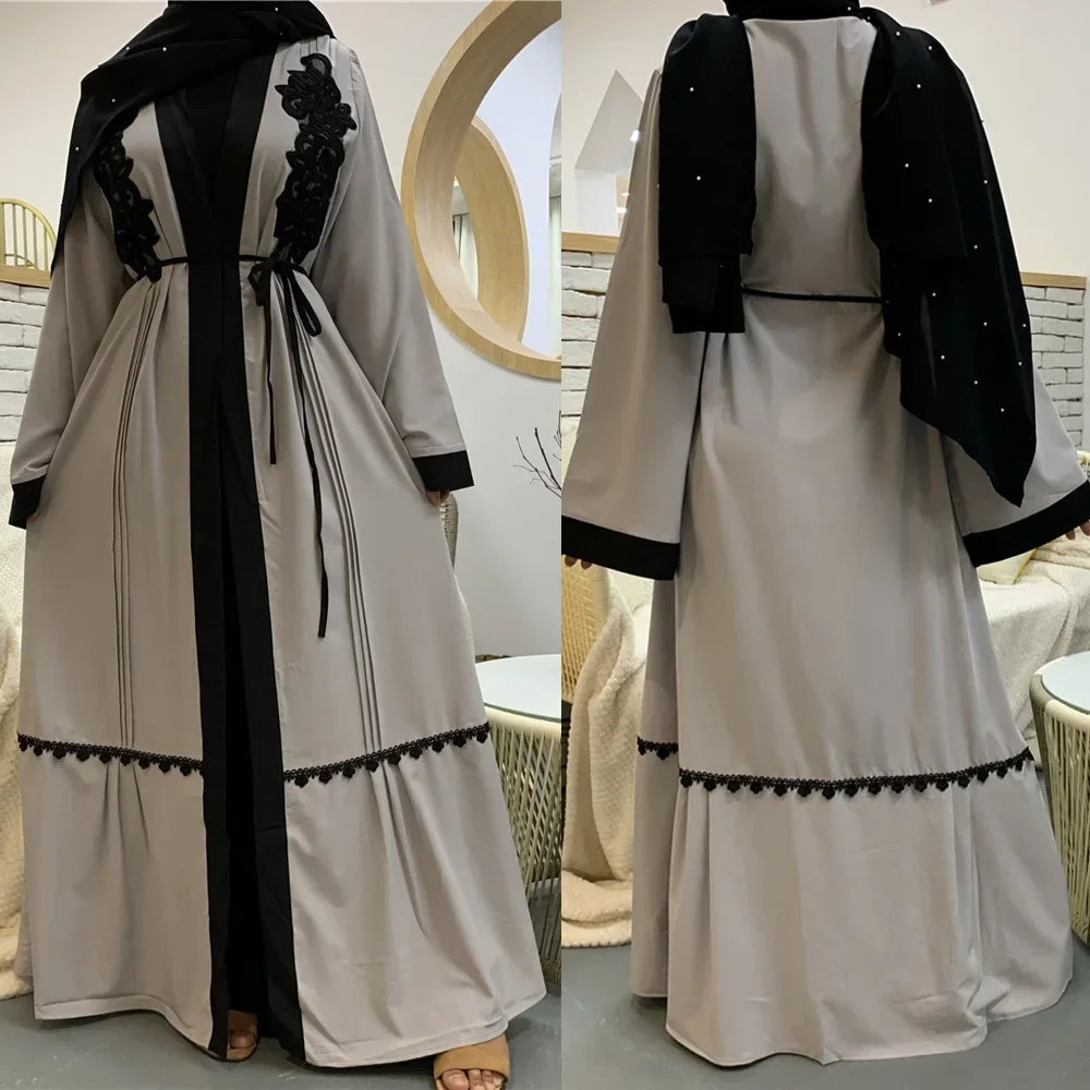 

Eid Open Abayas for Women Muslim Cardigan Long Maxi Dress Kimono Ramadan Islamic Arab Robe Turkey Kaftan Kaftan Caftan Jalabiya