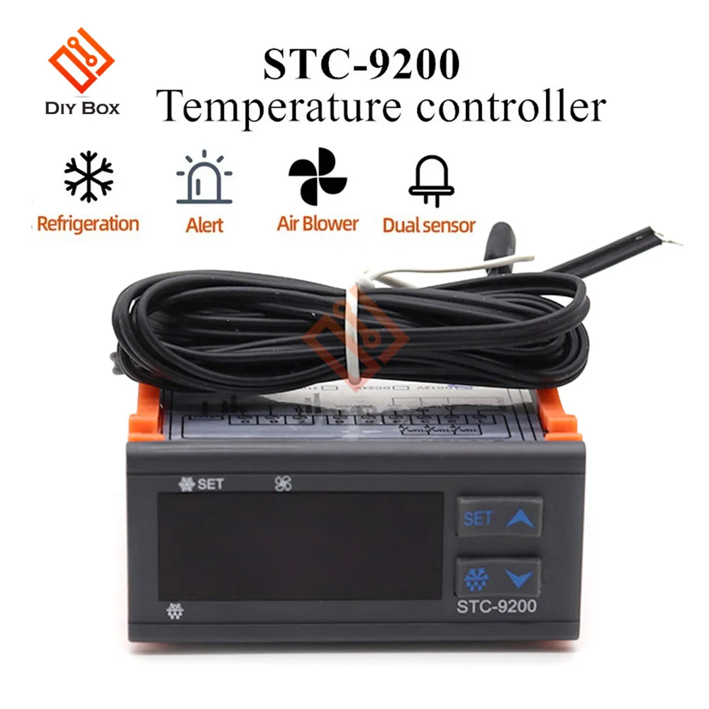 

STC-9200 Digital Temperature Controller Thermostat Regulator Thermoregulator With Refrigeration Defrost Fan Alarm Function