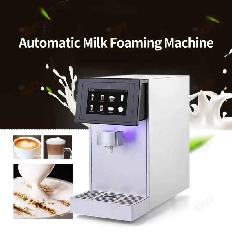 Hoge Kwaliteit 110V 220V CE een knop Bediening Volautomatische Melkschuim Schuim Making Machine Auto Melkschuim Master Dispenser