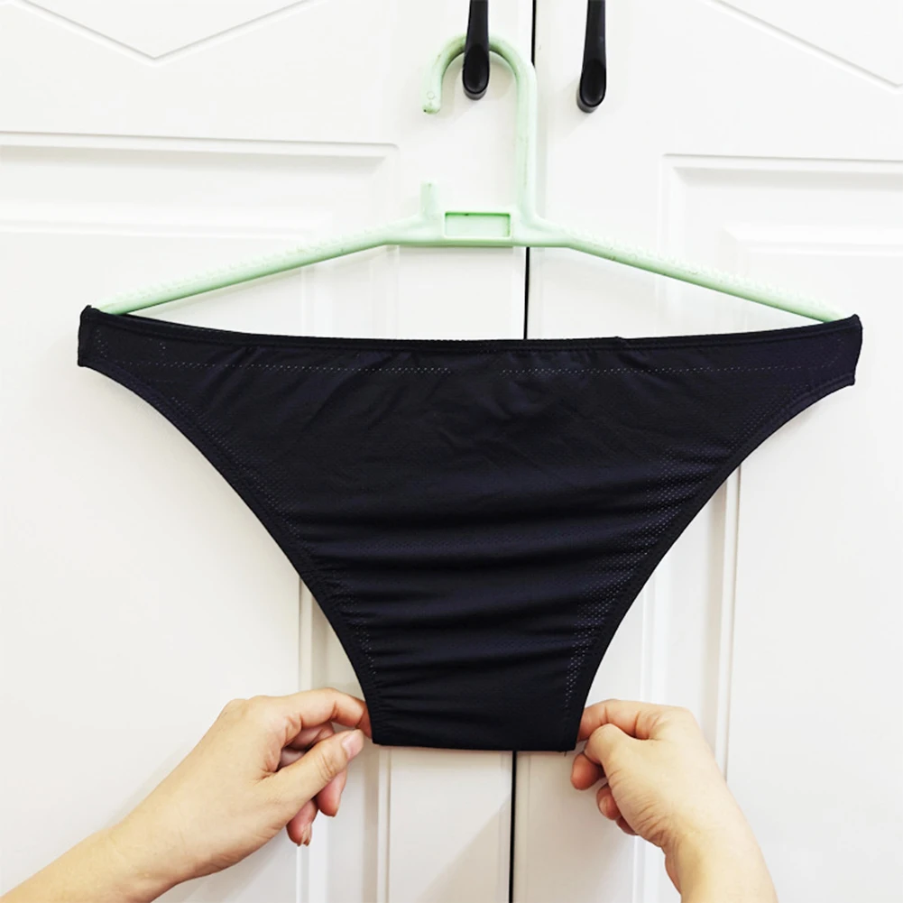 النمط الكلاسيكي الملابس الداخلية ملابس داخلية جيدة التهوية الكلاسيكية بلون الذكور الملابس الداخلية الحرير الجليد مرنة تناسب نسيج الحرير الجليد #3