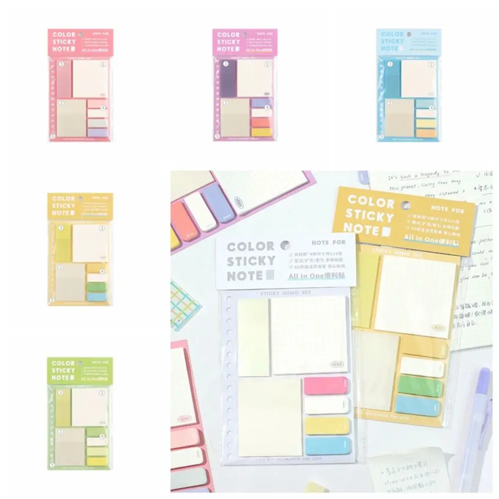 Diary Planner Sticker Study Sticky Note Set Keypoints Marker Reading Notes Adhesive Note Tabs Sticky Reminder Memorandum