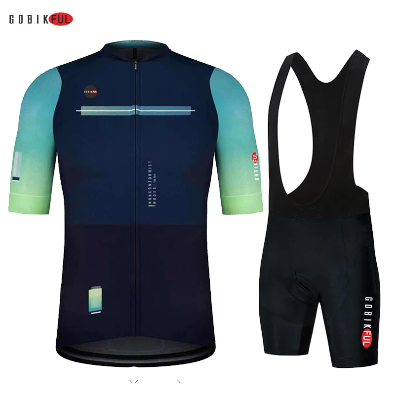 KBORA-Cycling Jersey Set, MTB Bicycle Clothing, Mountain Bike Wear, Summer Clothes, Triathlon, New, 2023