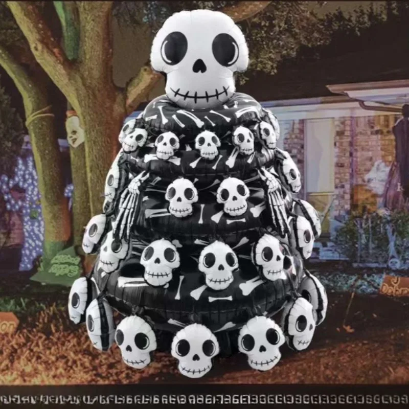 Base De Balão Inflável, esqueleto Em Pé, filme De Alumínio De Pilha, cartão De Decoração De Festa, embalagem Boutique