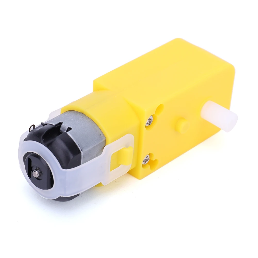 Dual Shaft Geared Motor Gearmotor DC 3-12V Smart Car Chassis Four Drive Car Motor Install EMC DIY for Smart Car Robot