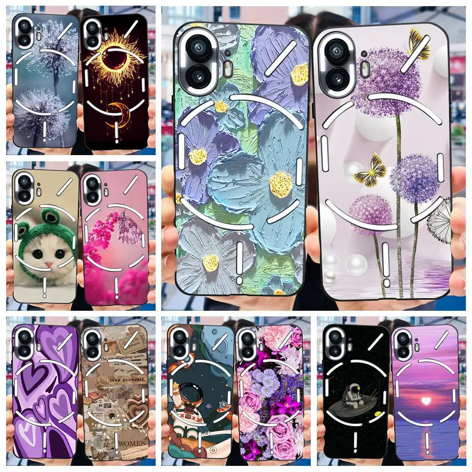 For Nothing Phone 2 Case Phone2 A065 New Fashion Painted Cover Shockproof Phone Case For Nothing Phone 2a A142 Phone2A Soft Bags