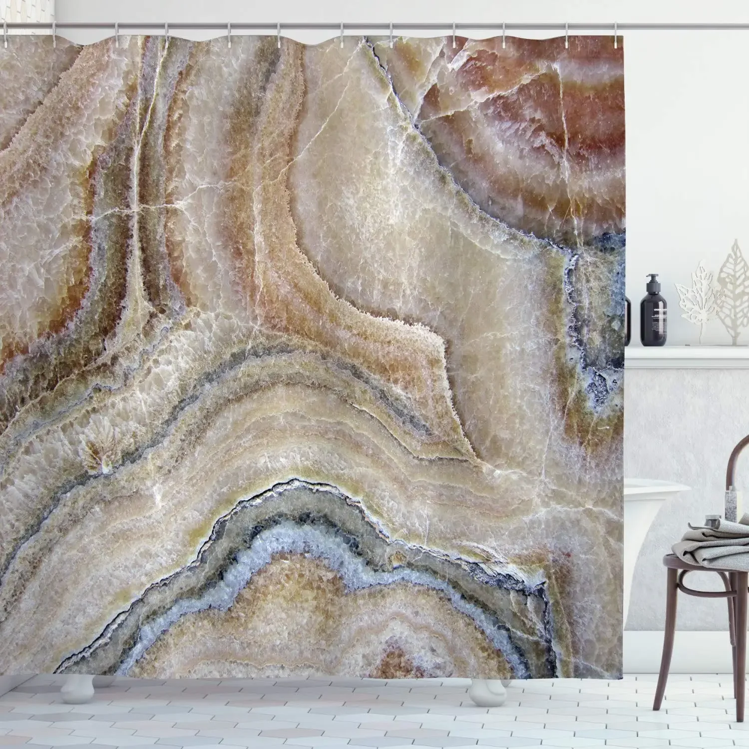 Abstract Modern Shower Curtain 8