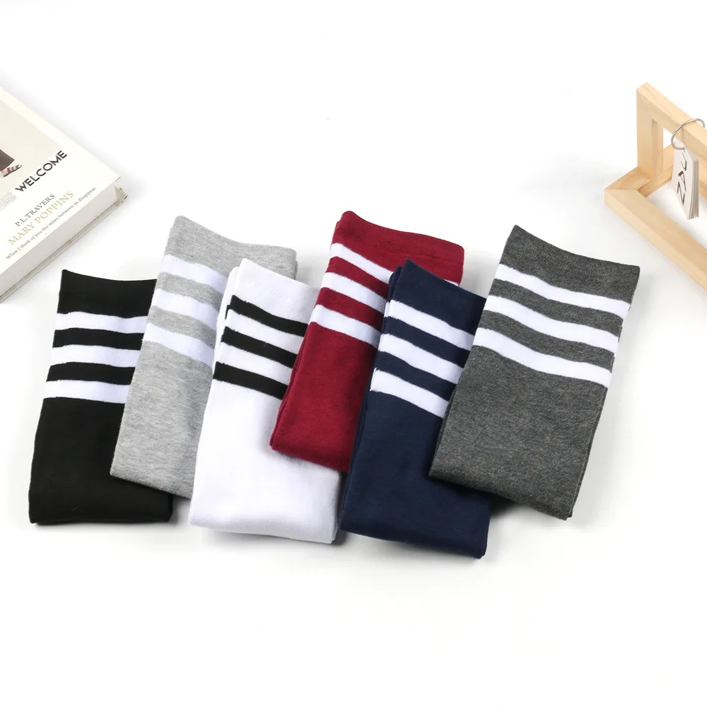 Plus Size Oberschenkelhohe Socken für Damen, gestreifte Overknee-Socken für den Alltag, Cosplay, Freizeitoutfits, weiche, atmungsaktive Kniestrümpfe – Detail 13