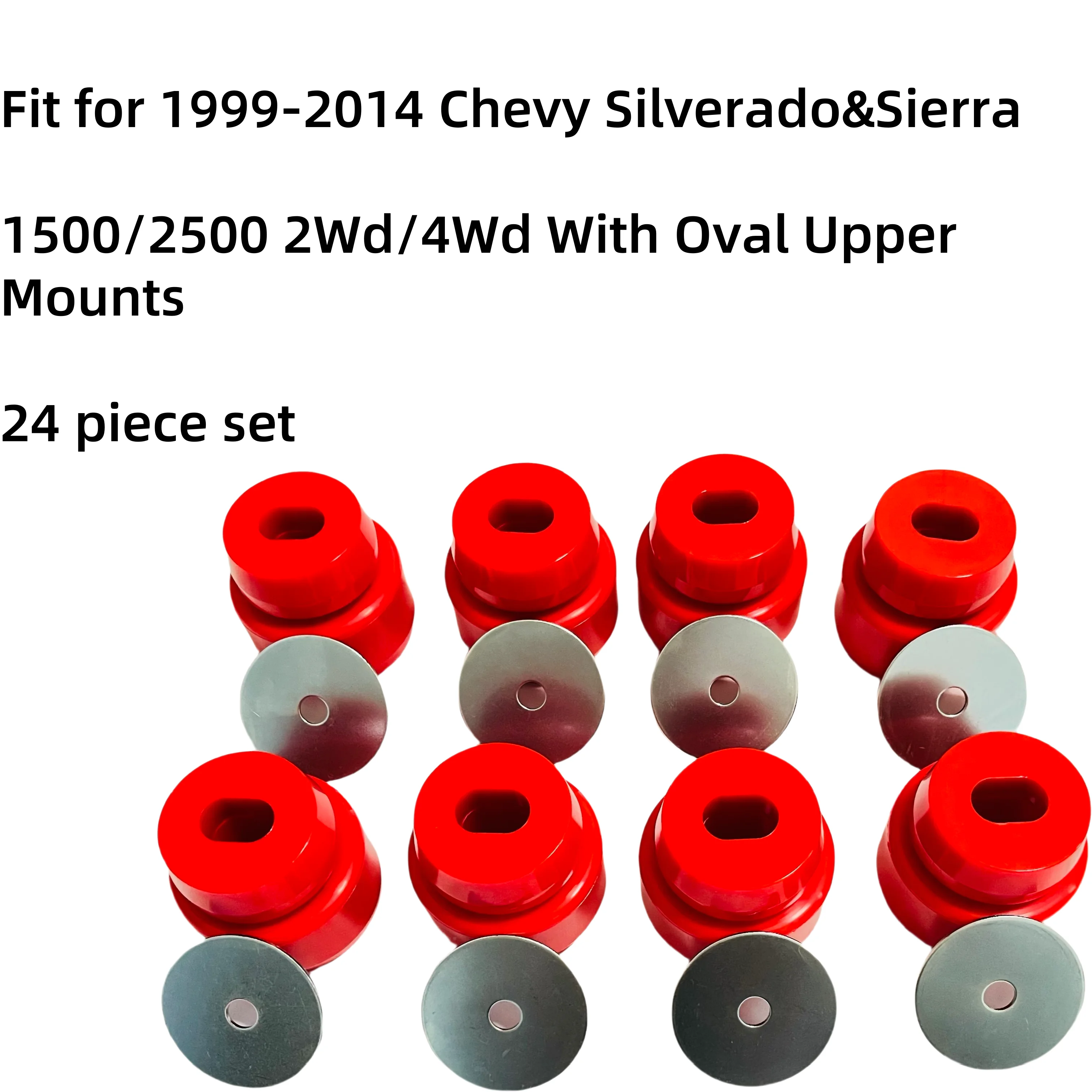 

Для Chevy Silverado 1999-2014 гг. и ДЛЯ GMC Sierra 1500/2500 2WD/4WD Стандартный и расширенный эллиптический полиуретановый вкладыш Cab con