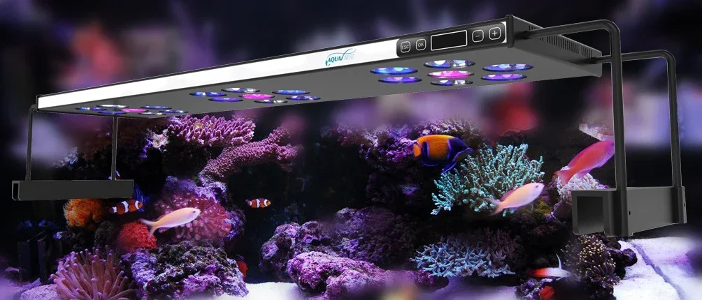 AquaNest Aqua Max Coral SPS/LPS Reef Aquarium LED Light M30, M60, M90, M120 Wifi Controlled