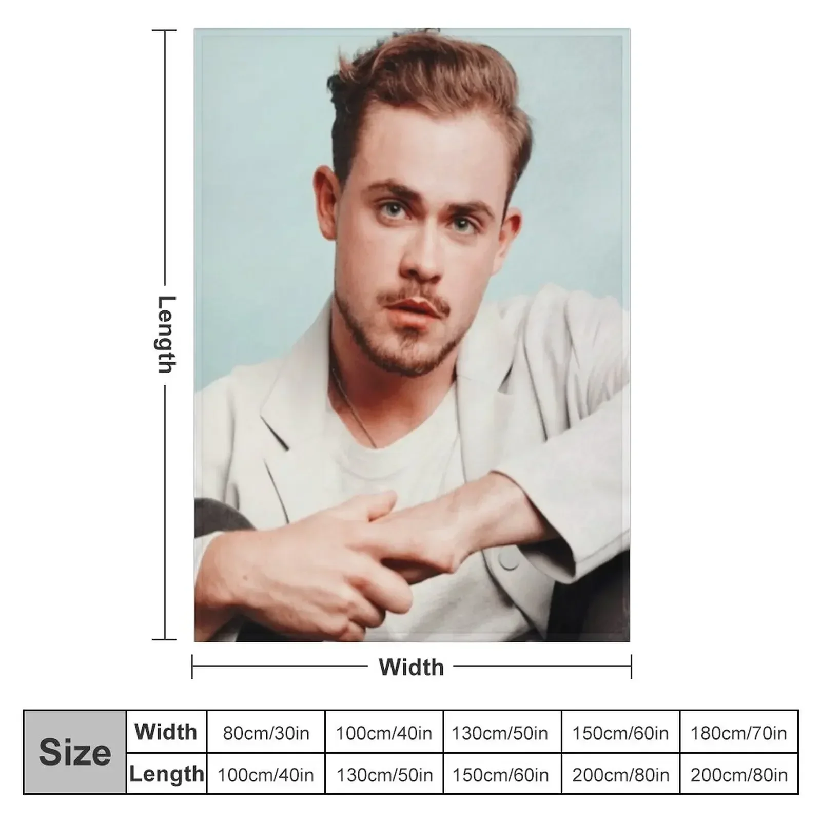 dacre montgomery Throw Blanket For Sofa Thin Weighted Cute Plaid Custom Blankets