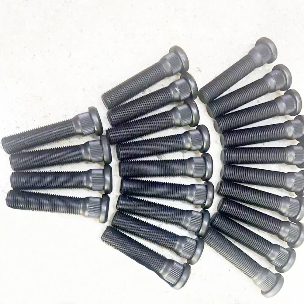 10pcs Hub Spline Wheel Bolts Screws for Toyota Subaru M12x1.5 Spline 14.2mm full length 46mm/55mm/65mm