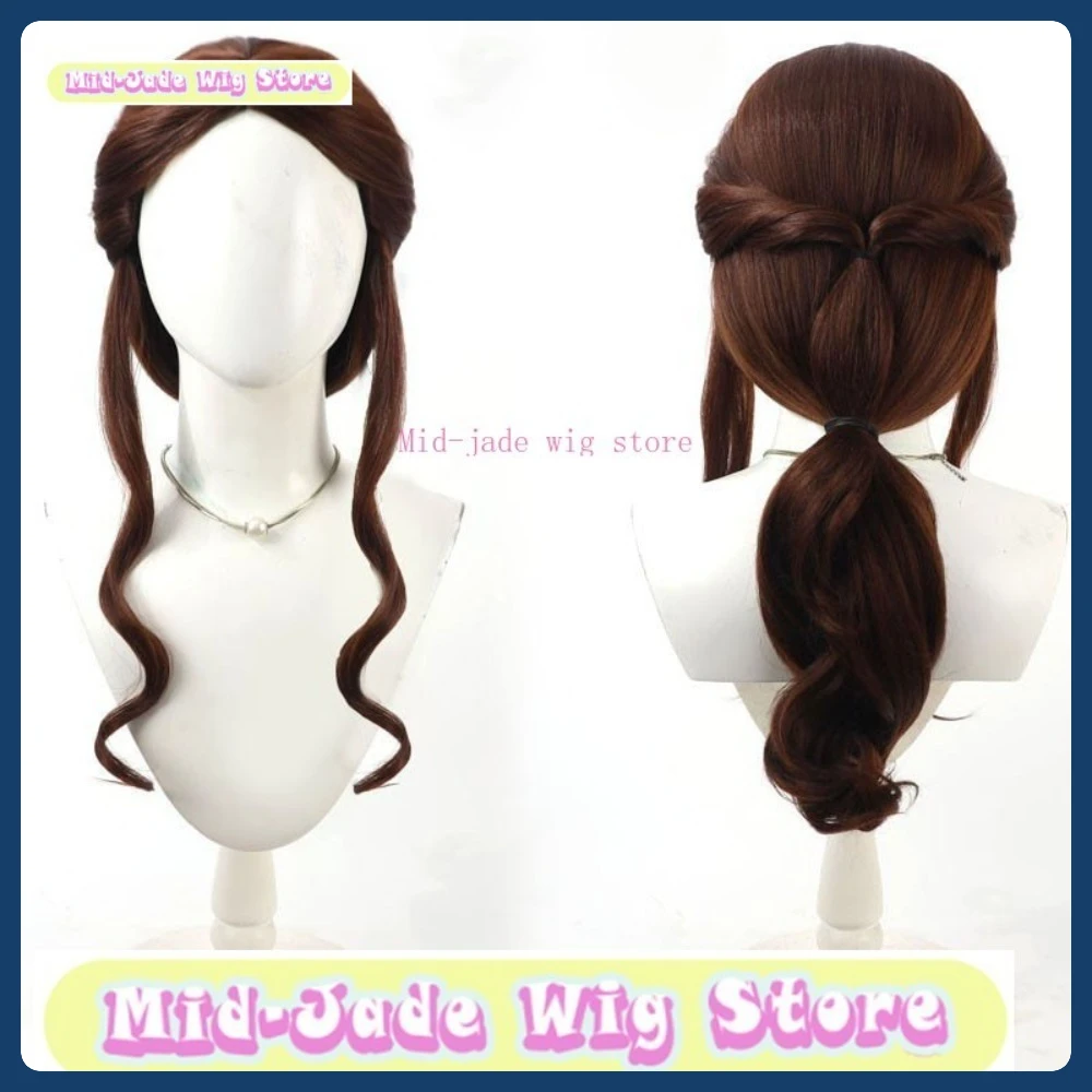 Meados de jade peruca loja rogaston menina cosplay peruca halloween rpg simulação cabelo sintético festa prop