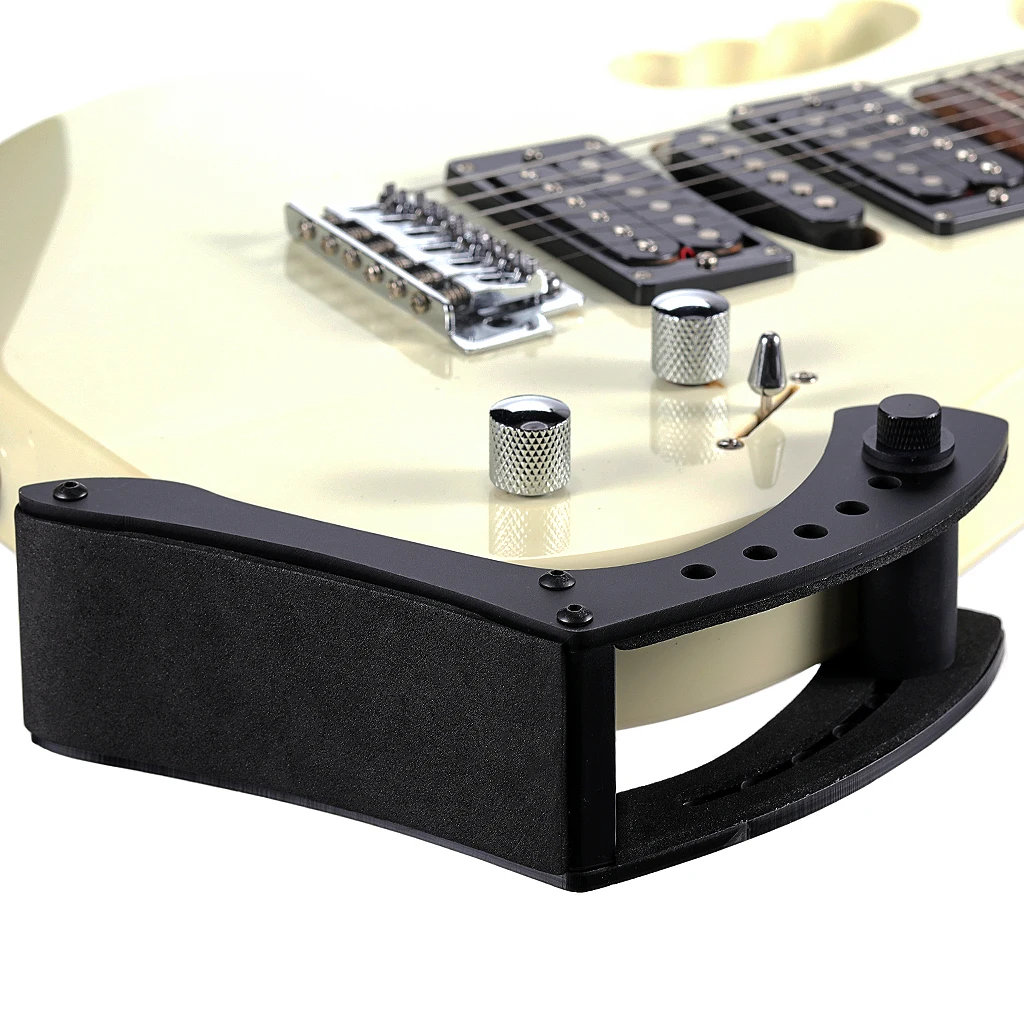 

Регулируемая подставка для ног для гитары, складной табурет для электроакустической гитары, эргономичное средство для помощи осанке с нескользящим основанием