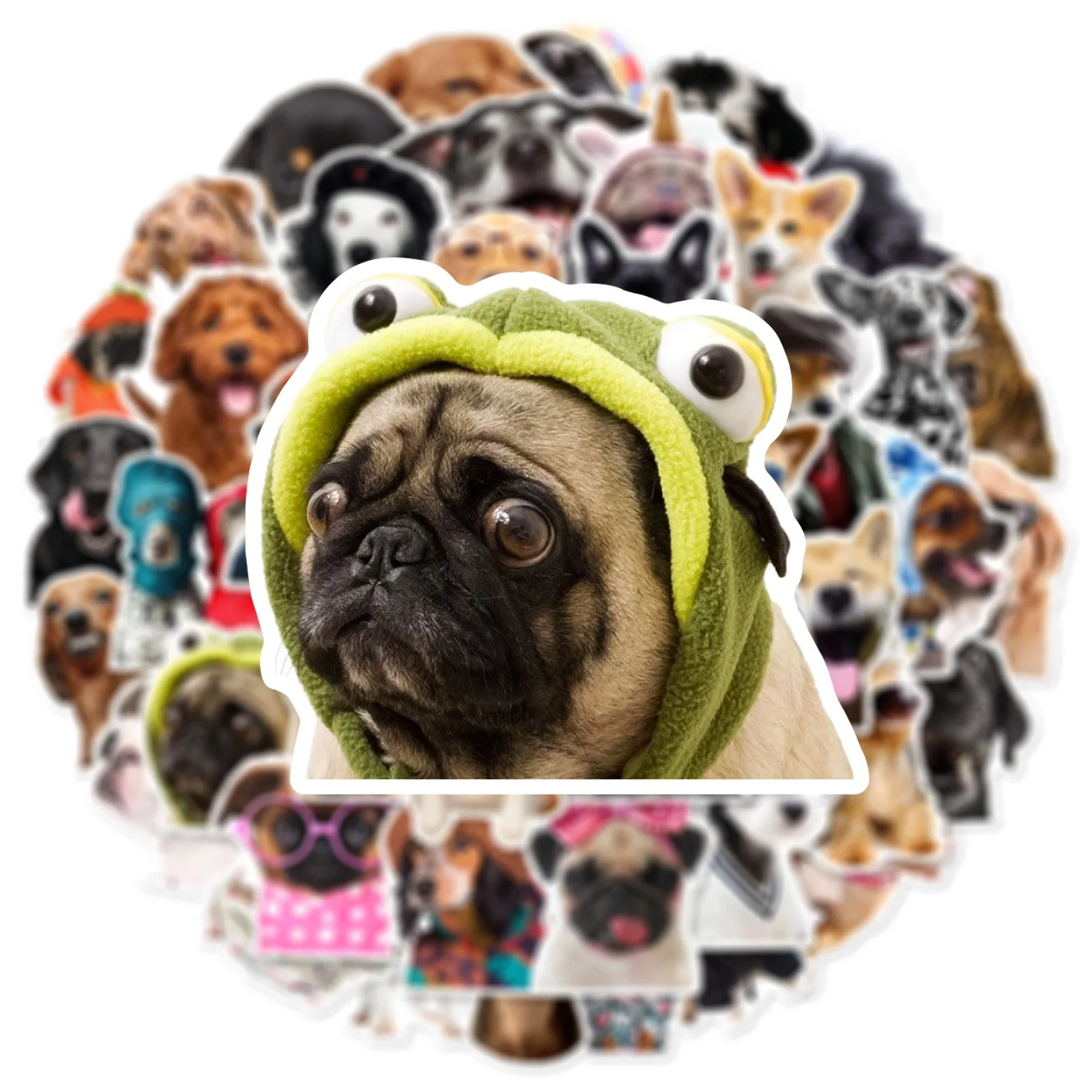 10/25/50pcs Funny Lovely Dog Meme Stickers Graffiti for DIY Decor Stationery Suitcase Water Bottle Phone Laptop Scrapbooking