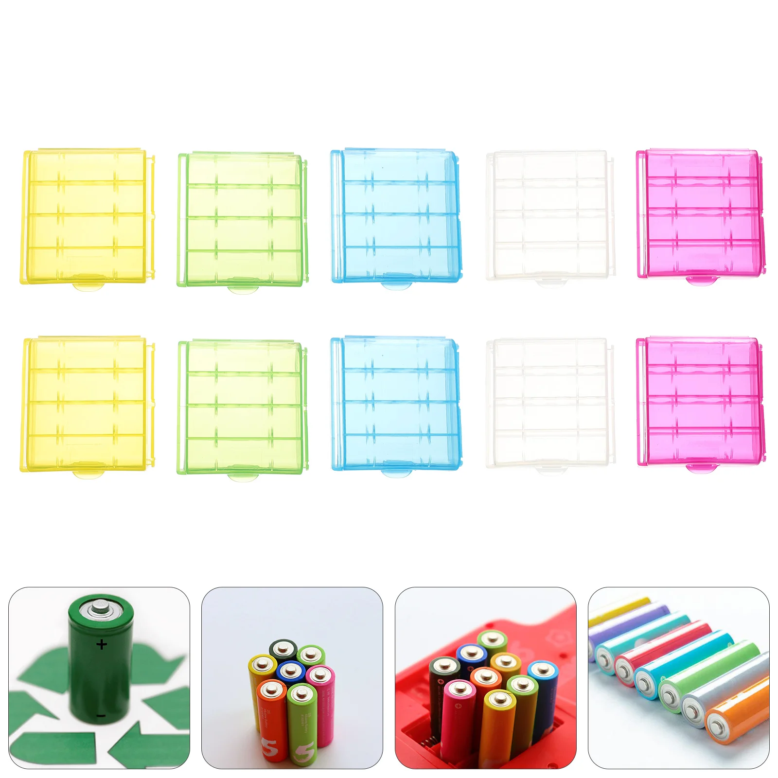 

30Pcs Lightweight Organizer Case Plastic Storage For Small Electronics Accessories