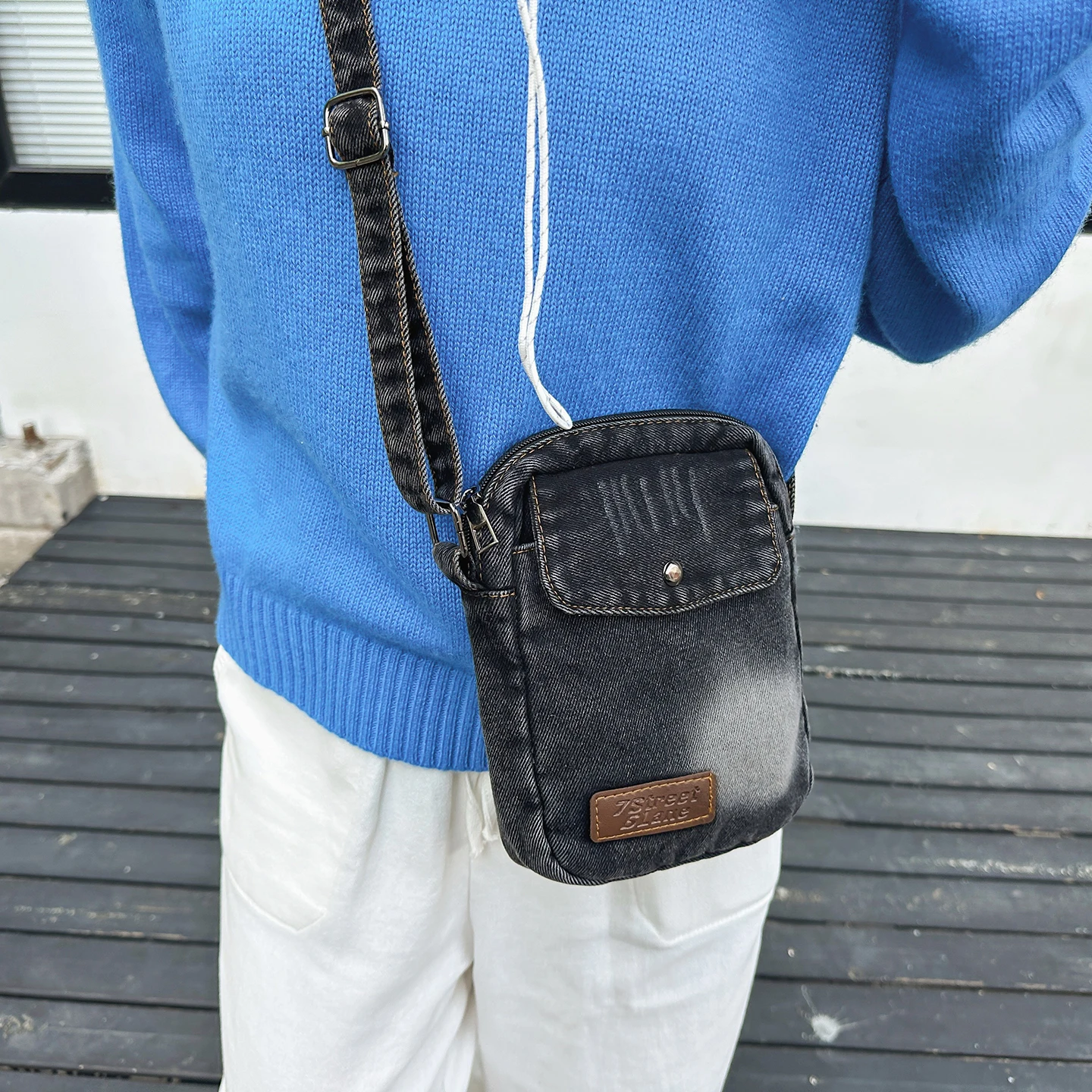 

Женская модная сумка через плечо, мягкая джинсовая сумка через плечо, маленькая сумка для телефона для девочек, повседневная однотонная дорожная сумка через плечо в стиле ретро