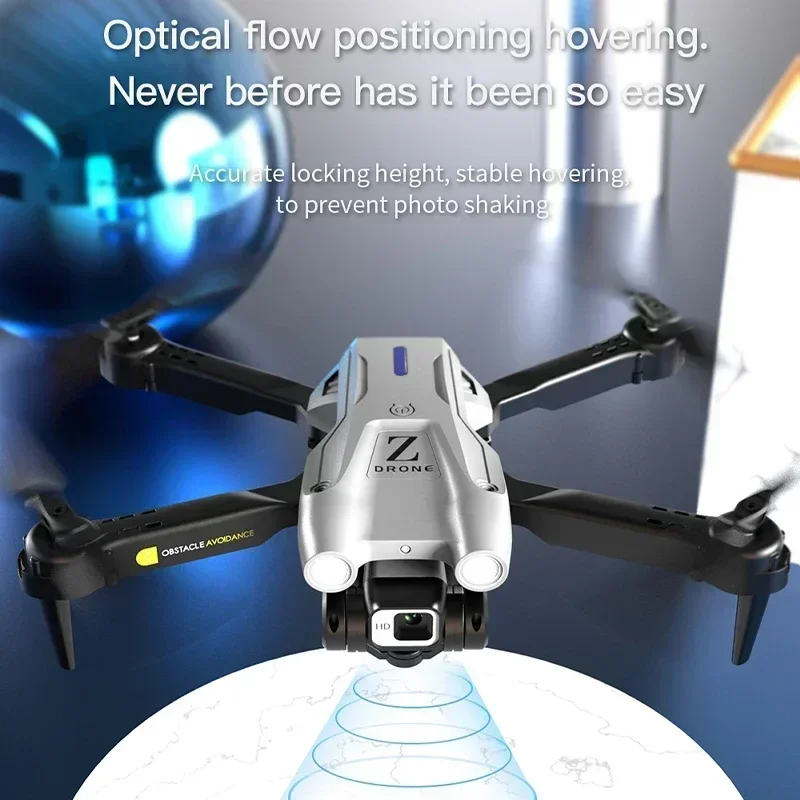 New T1 Max Mini Drone Professional 8K HD Dual Camera FPV Dron Optical Flow 360°Obstacle Avoidance Quadcopter RC Drone Toy Gift